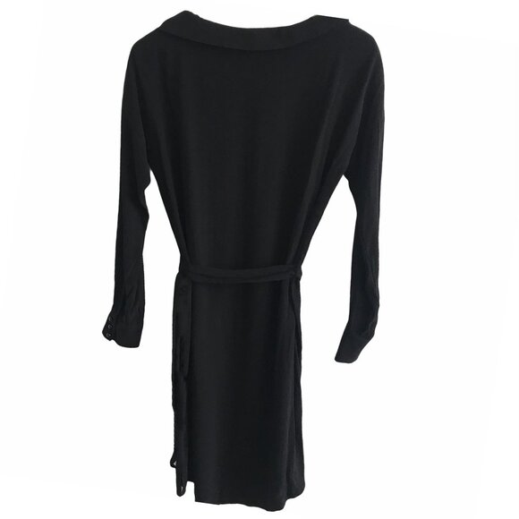 Minimum Long Sleeve boat collar button detail dress Euro 36/Small NWT - Picture 2 of 16